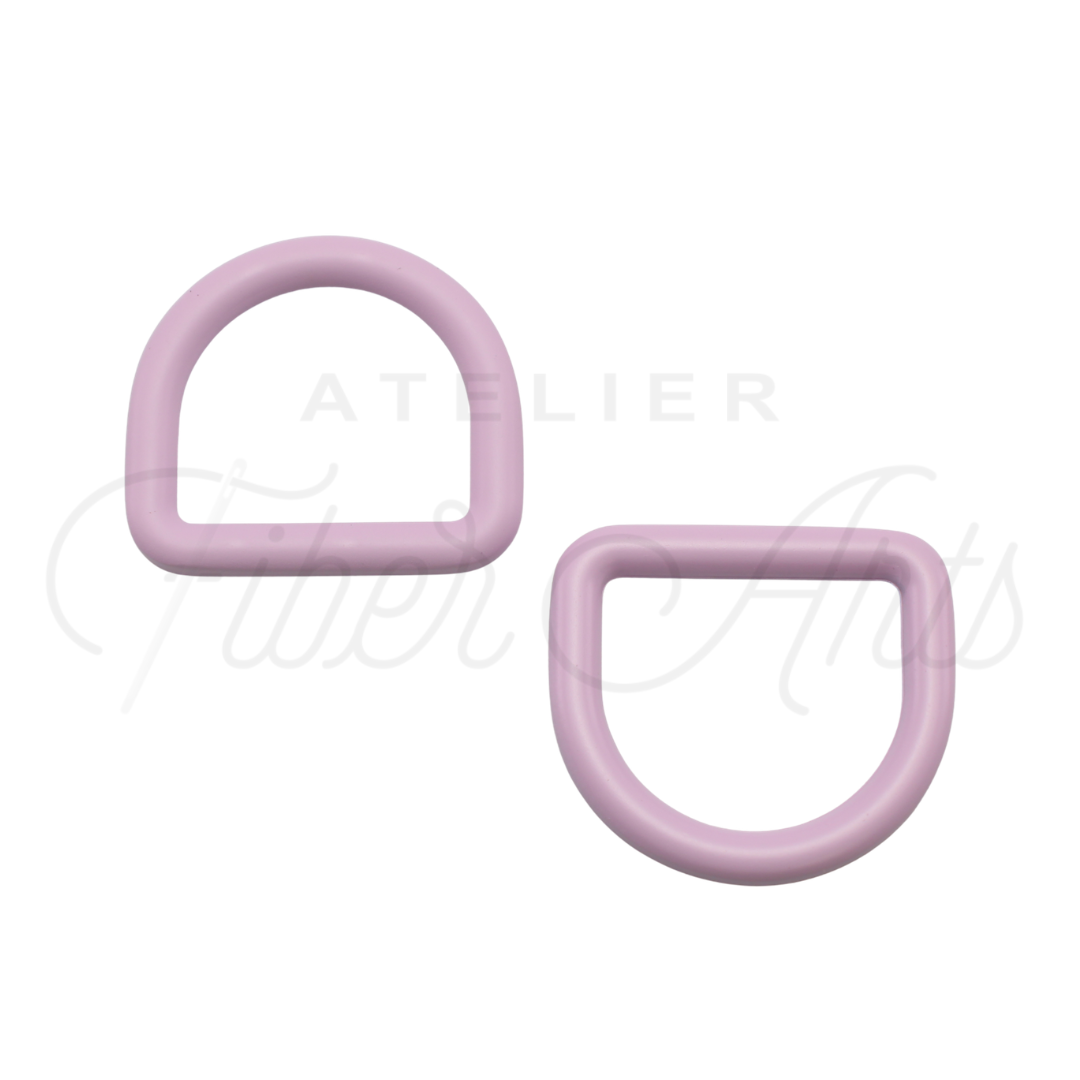 THICC(est) D-rings - 25mm (1inch) - LILAC - 2PCS at Atelier Fiber Arts