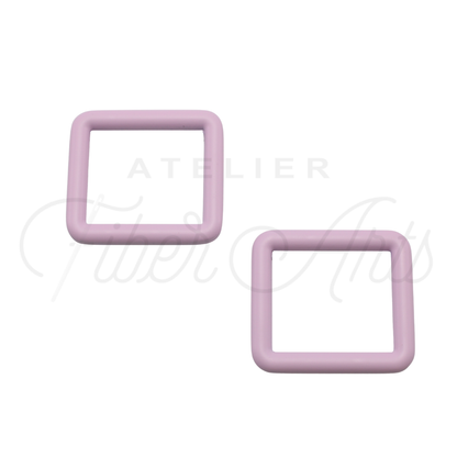 THICC(est) Rectangle Ring - 25mm (1inch) - LILAC - 4PCS at Atelier Fiber Arts