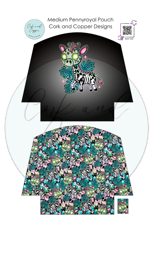 Pennyroyal Pouch - Small and Medium - Cut and Sew at Cork and Copper Designs