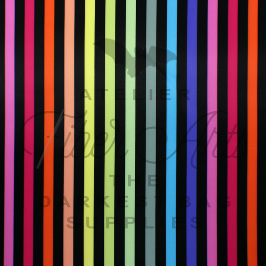 Waterproof Oxford - MultiColour Stripes at Atelier Fiber Arts
