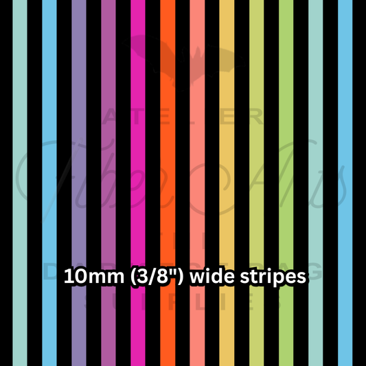 PRE-SALE Waterproof Oxford - MultiColour Stripes at Atelier Fiber Arts