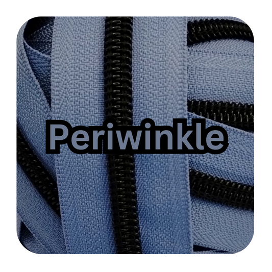 #5 Zipper - Periwinkle - by the meter Atelier Fiber Arts