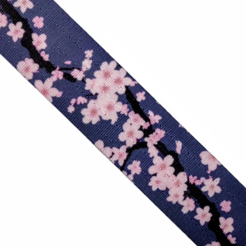 Cherry Blossom Webbing - 2 sizes, sold by the meter Atelier Fiber Arts