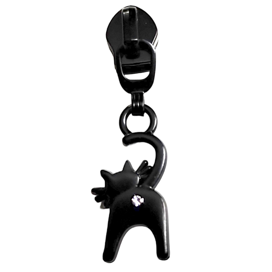 IN PRODUCTION #5 Twinkle Toot Zipper Pulls in Matte Black at Atelier Fiber Arts