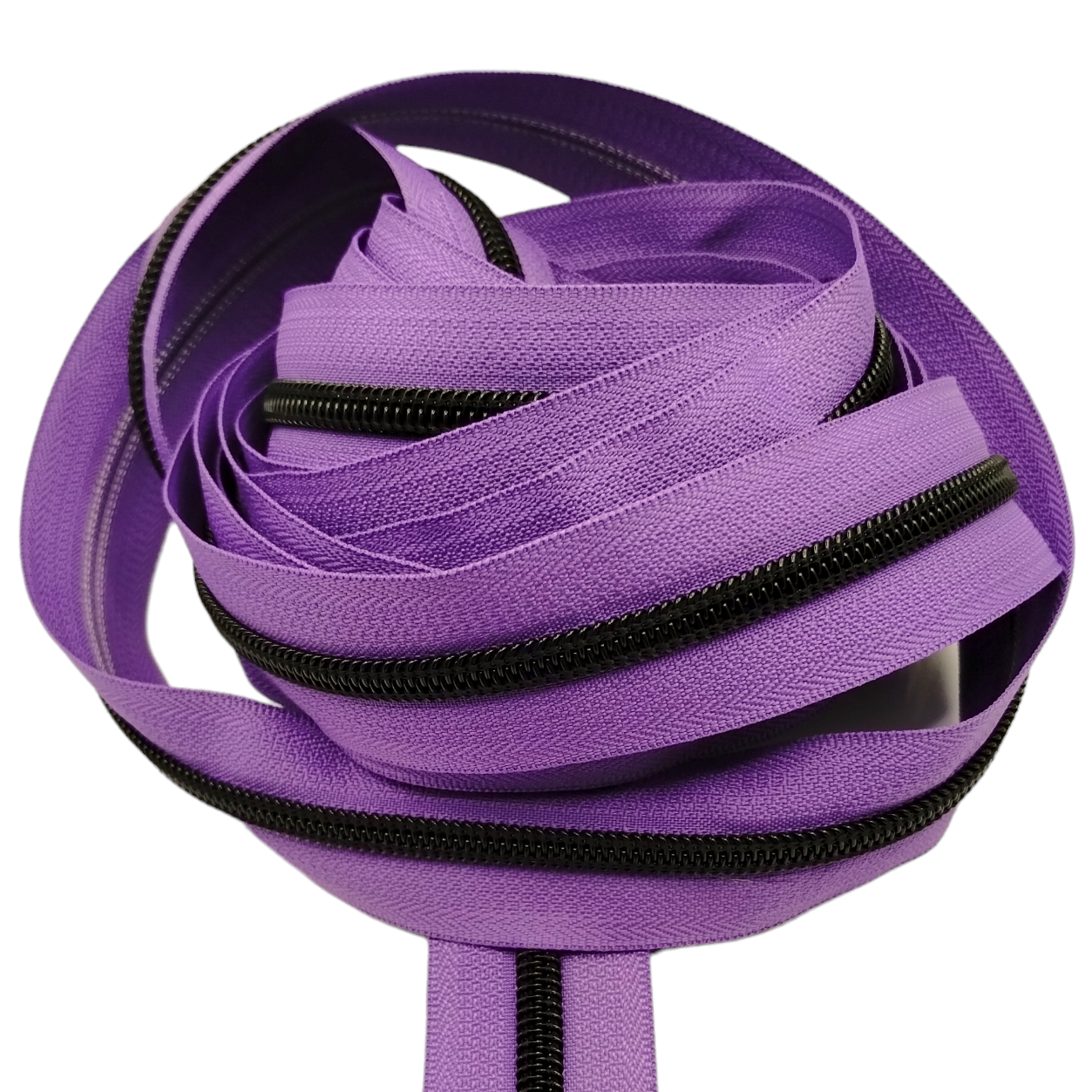 #5 Zipper - Purplest Purple - by the meter Atelier Fiber Arts