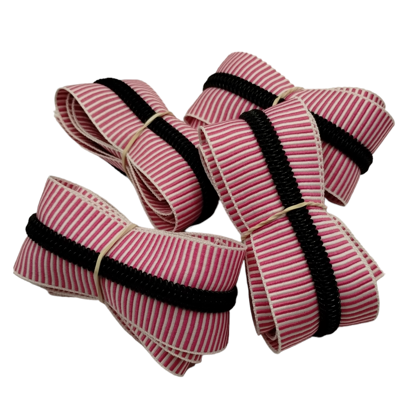 #5 Zipper - Stripes in Pink - by the meter - LAST CHANCE Atelier Fiber Arts