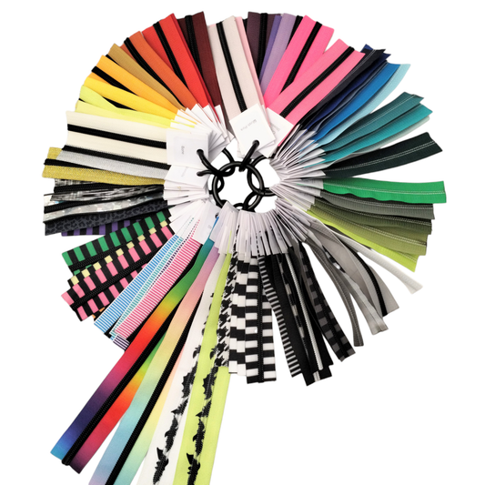 SWATCH CLUB - One of Everything in #5 Nylon Zipper Tape