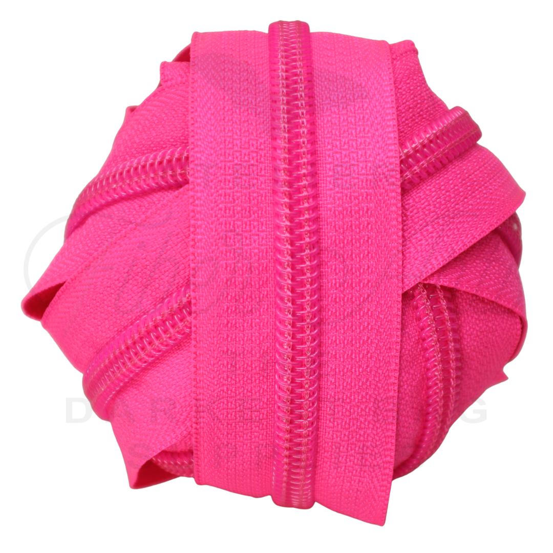 #5 Zipper - Pure Hot Pink at Atelier Fiber Arts