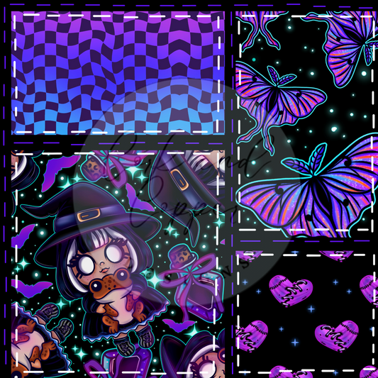 HEX Pouch View A Flat Bottom - Cut and Sew at Cork and Copper Designs