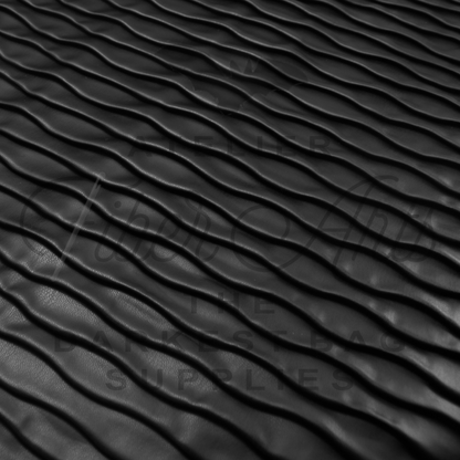 Black Ripple Vinyl - 18" x 55" at Atelier Fiber Arts