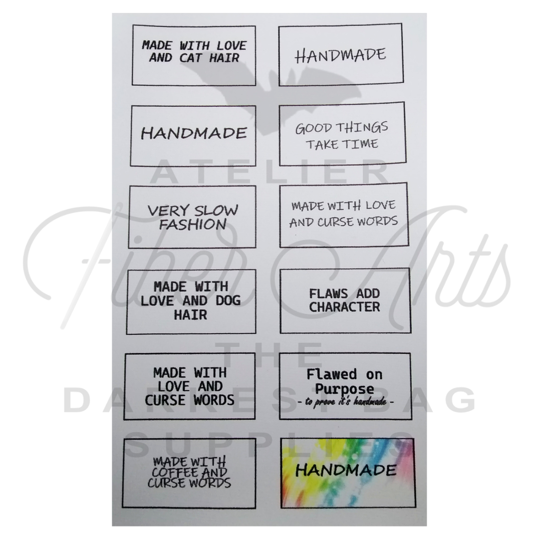 Labels - Vinyl - Cork and Copper Designs - Set of 10 at Cork and Copper Designs