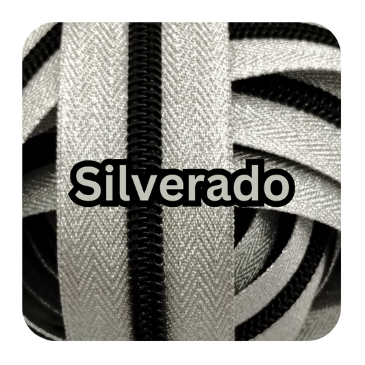 #5 Zipper - Silverado - by the meter Atelier Fiber Arts