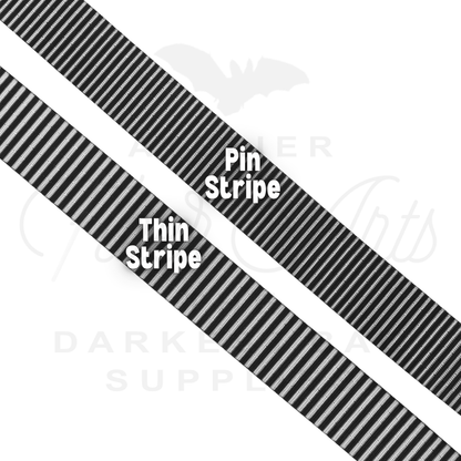 Webbing - Thin Stripes - 25mm (1in) sold by the meter at Atelier Fiber Arts