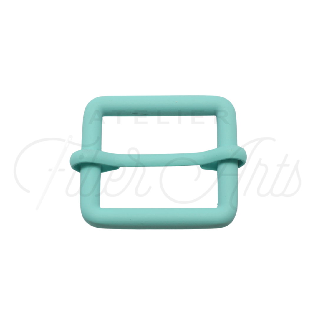 THICC(est) Adjustable Slider - 25mm (1inch) - TURQUOISE - 2PCS at Atelier Fiber Arts