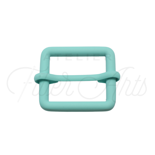 THICC(est) Adjustable Slider - 25mm (1inch) - TURQUOISE - 2PCS at Atelier Fiber Arts