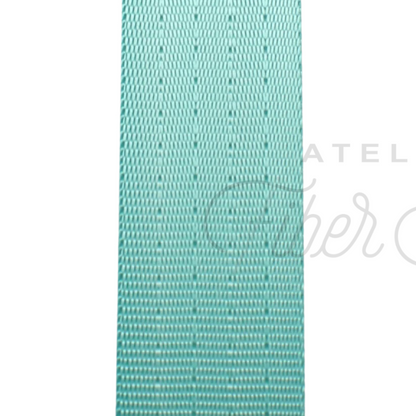 Webbing - TURQUOISE - 25mm (1in) sold by the meter at Atelier Fiber Arts
