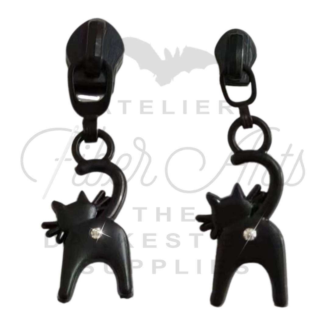 #3 Twinkle Toot Nylon Zipper Pulls - 3pcs Atelier Fiber Arts