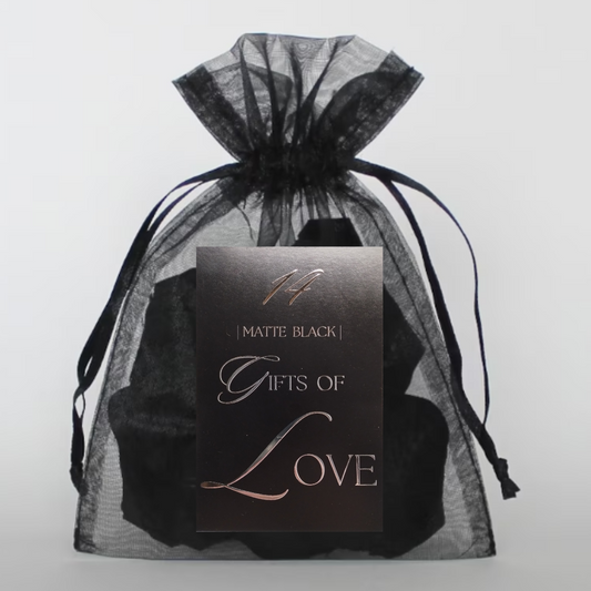 14 Matte Black Gifts of Love Atelier Fiber Arts