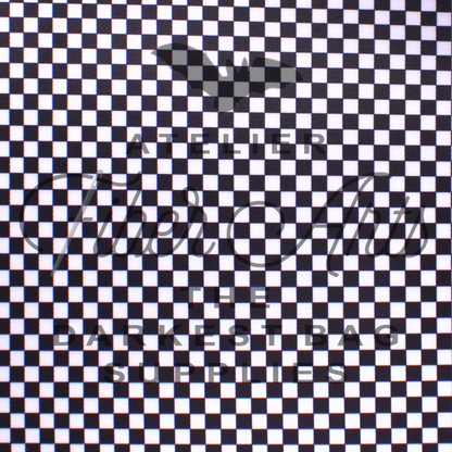 Waterproof Oxford - Black and White Checkerboard at Atelier Fiber Arts
