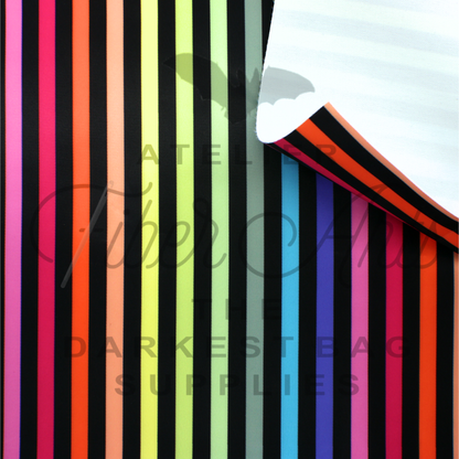 Waterproof Oxford - MultiColour Stripes at Atelier Fiber Arts