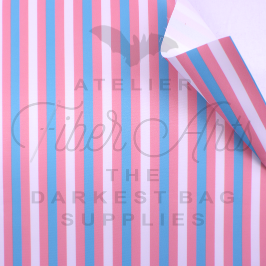Waterproof Oxford - Trans Pride Stripes at Atelier Fiber Arts