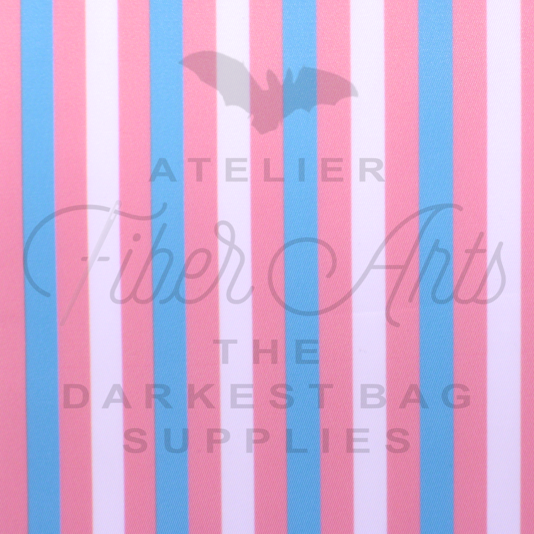 Waterproof Oxford - Trans Pride Stripes at Atelier Fiber Arts