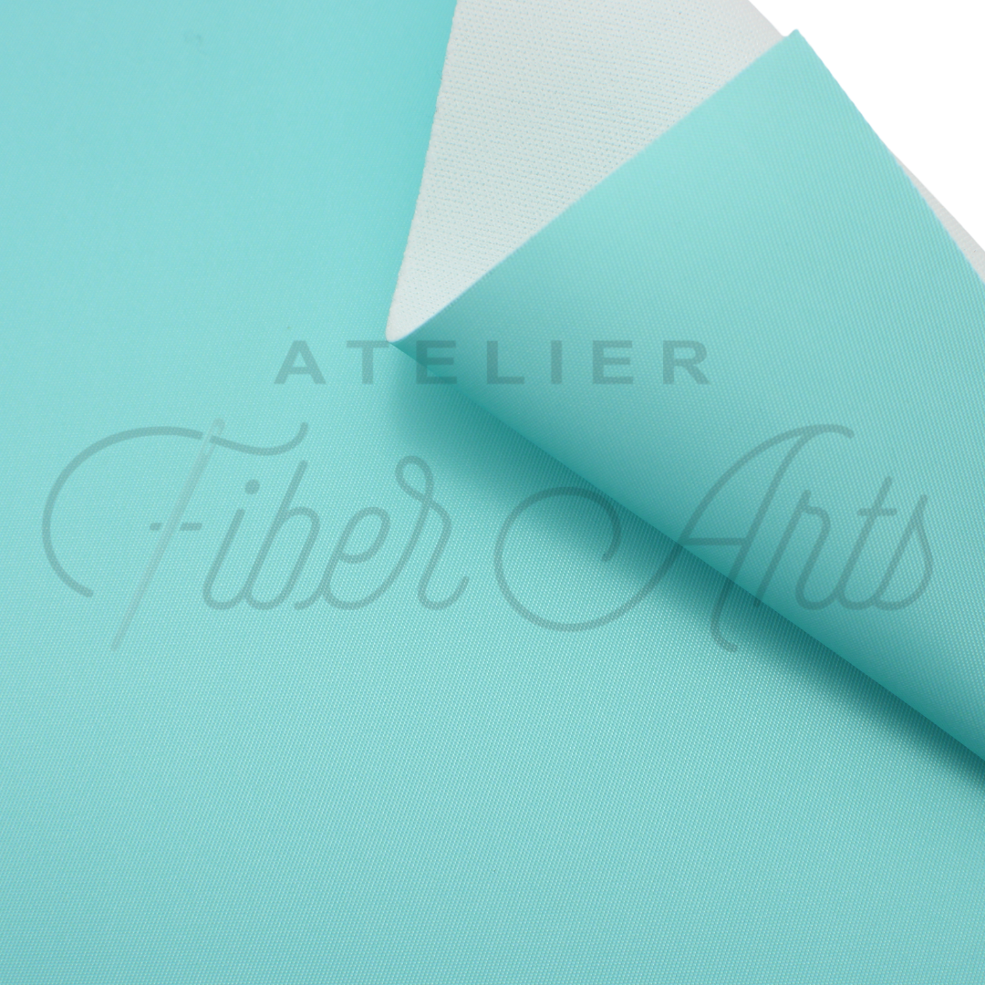 Waterproof Oxford - Solid Turquoise at Atelier Fiber Arts