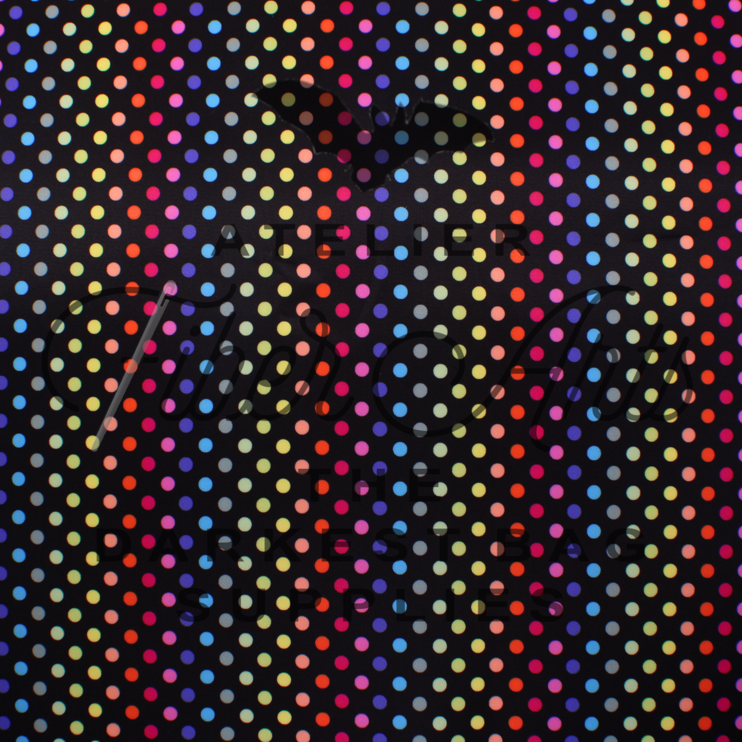 Waterproof Oxford - MultiColour Dots at Atelier Fiber Arts