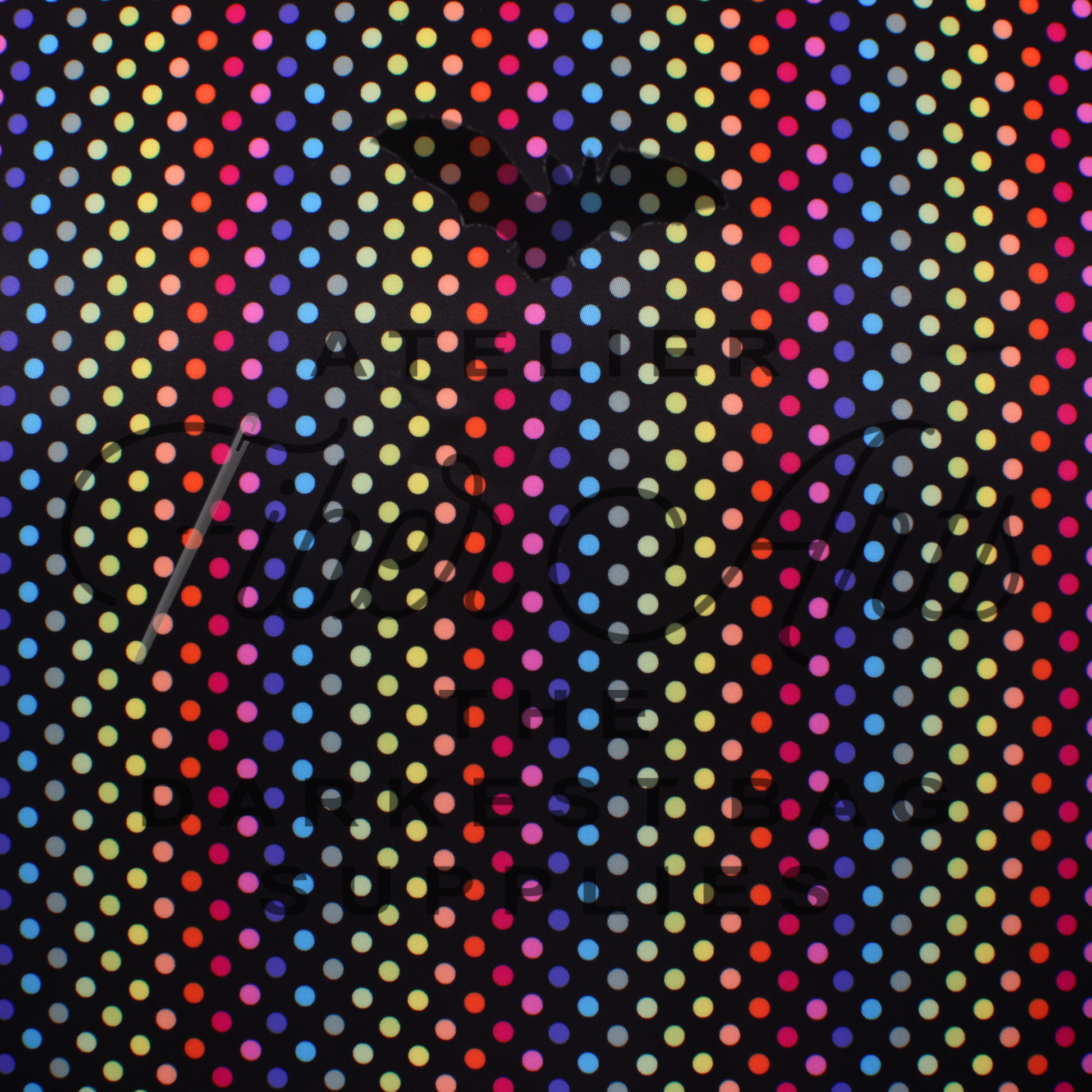 Waterproof Oxford - MultiColour Dots at Atelier Fiber Arts