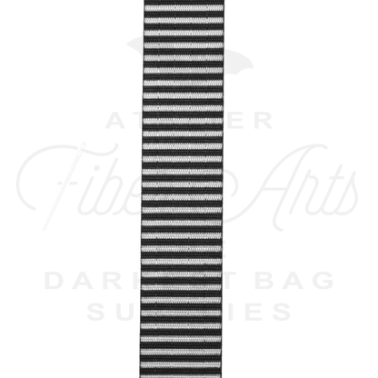 Webbing - Thin Stripes - 25mm (1in) sold by the meter at Atelier Fiber Arts