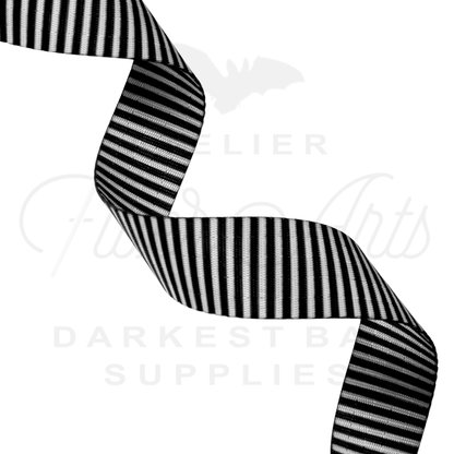 Webbing - Thin Stripes - 25mm (1in) sold by the meter at Atelier Fiber Arts