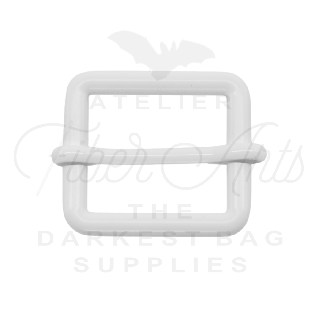 THICC(est) Adjustable Slider - 25mm (1inch) - WHITE - 2PCS at Atelier Fiber Arts