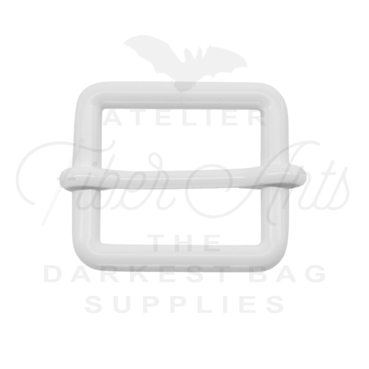 THICC(est) Adjustable Slider - 25mm (1inch) - WHITE - 2PCS at Atelier Fiber Arts