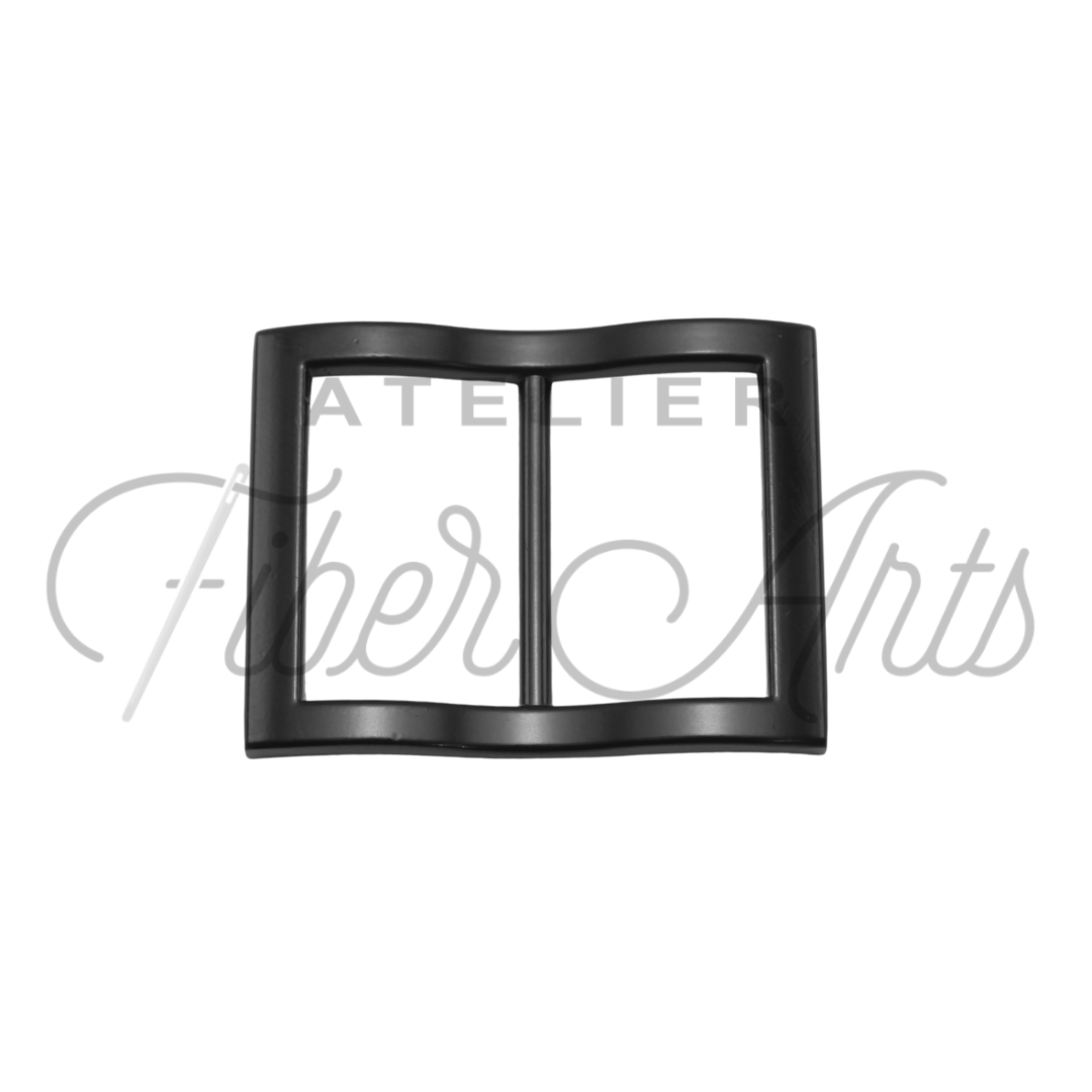 Wide-Mouth Slider - 25mm (1in) - Matte Black - 1 piece at Atelier Fiber Arts