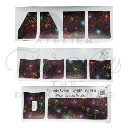 Wormwood Wallet - Cut and Sew - Double Sided - Part 2 - Smooth - Cobwebs at Cork and Copper Designs