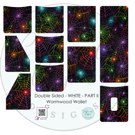 Wormwood Wallet - Cut and Sew - Double Sided - Part 2 - Smooth - Cobwebs at Cork and Copper Designs