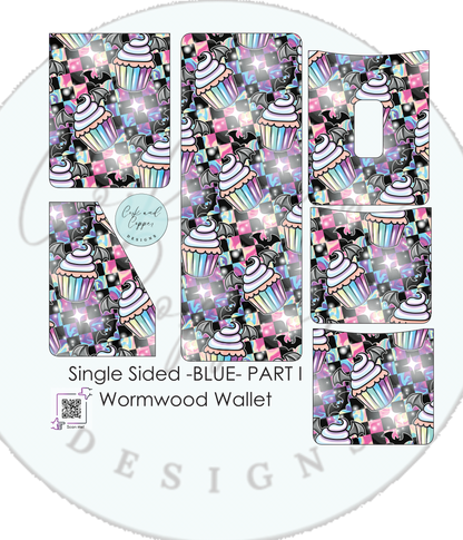 Wormwood Wallet - Cut and Sew - Single Sided - Part 1 - Smooth - Cupcakes at Cork and Copper Designs