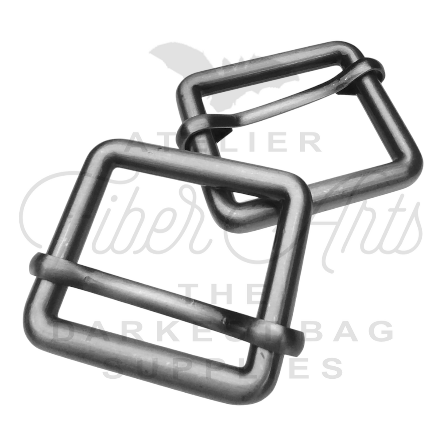 THICC(est) Adjustable Slider - 25mm (1inch) - Antique Steel - 2PCS at Atelier Fiber Arts