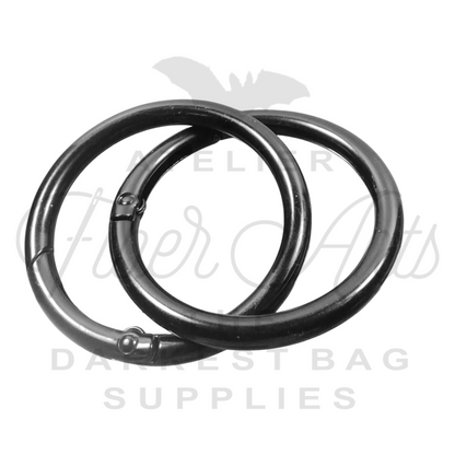 Gated O-Ring 38mm (1.5in), 2 pcs at Atelier Fiber Arts