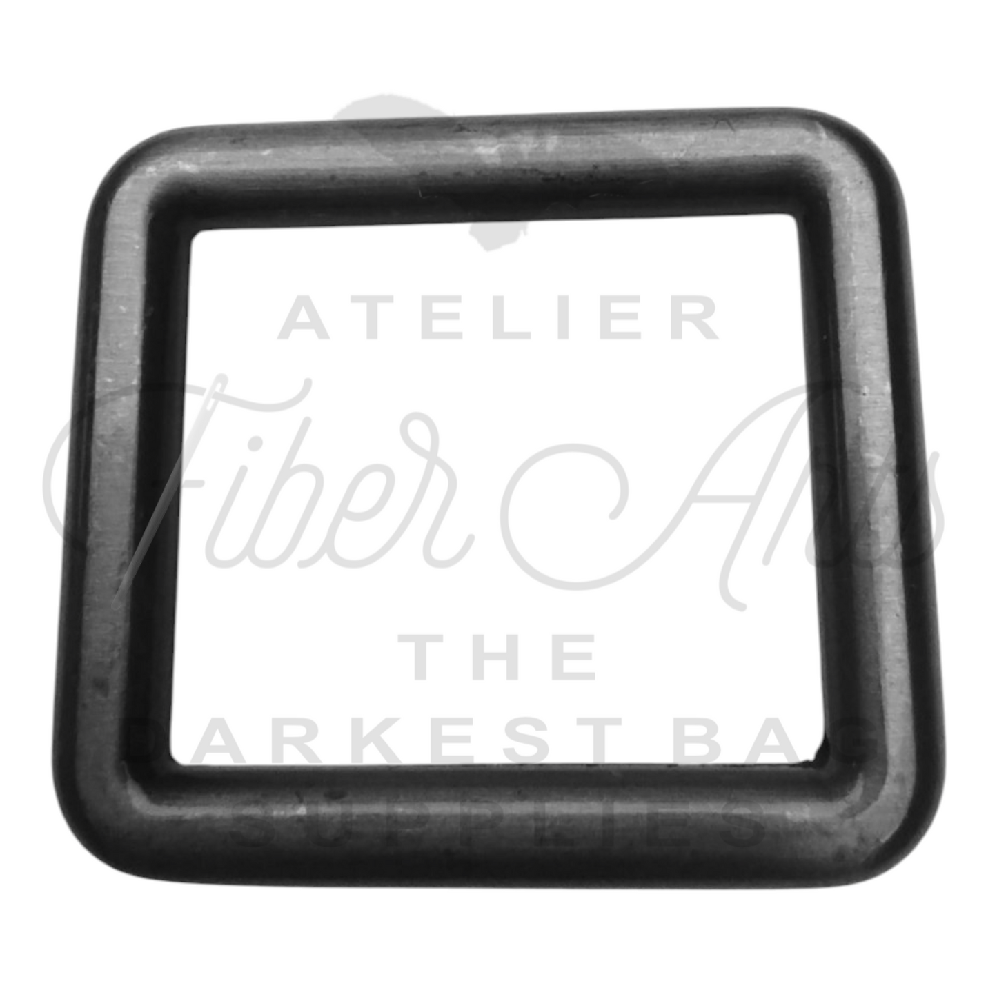THICC(est) Rectangle Ring - 25mm (1inch) - Antique Steel - 2PCS at Atelier Fiber Arts