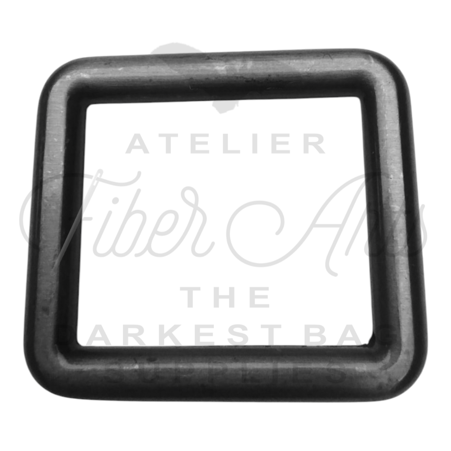 THICC(est) Rectangle Ring - 25mm (1inch) - Antique Steel - 2PCS at Atelier Fiber Arts
