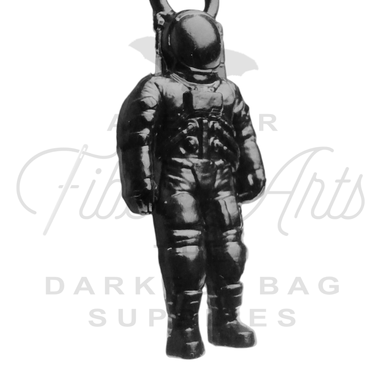 #5 Astronaut Zipper Pulls in Matte Black at Atelier Fiber Arts