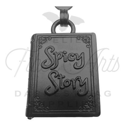 #5 Spicy Story Zipper Pulls in Matte Black at Atelier Fiber Arts
