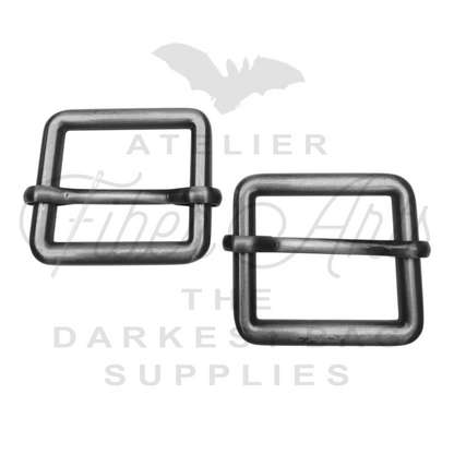 THICC(est) Adjustable Slider - 25mm (1inch) - Antique Steel - 2PCS at Atelier Fiber Arts