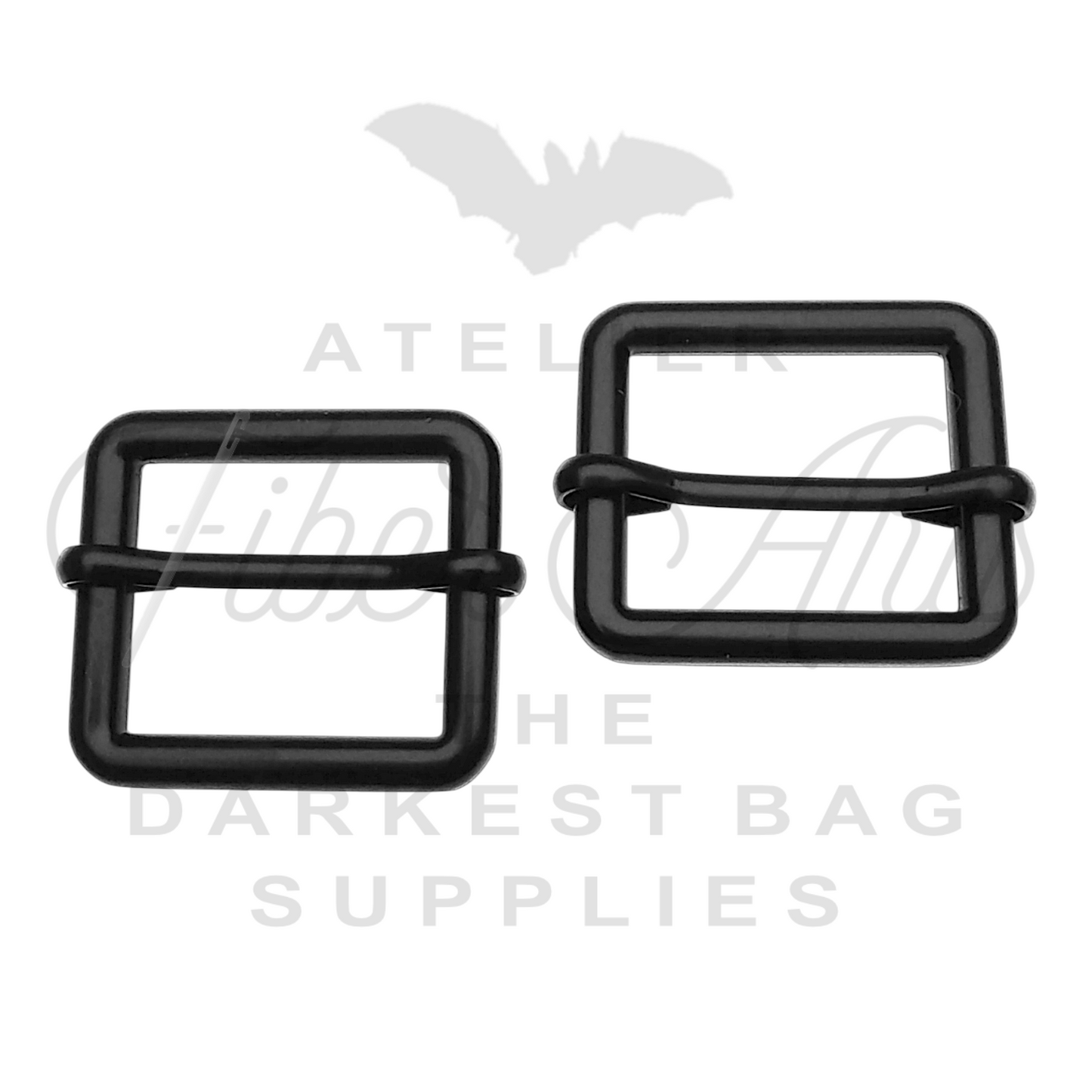 THICC(est) Adjustable Slider - 25mm (1inch) - MATTE BLACK - 2PCS at Atelier Fiber Arts