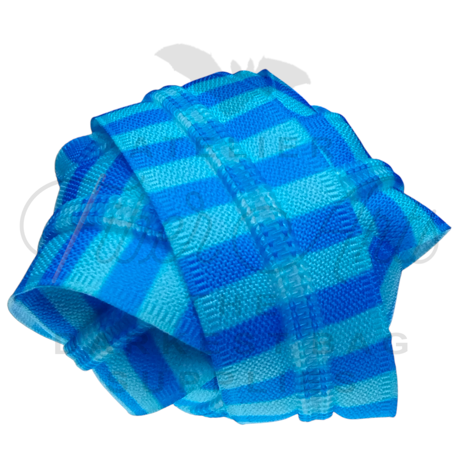 #5 Zipper - Lt Blue Dk Blue Stripes - DTM Teeth at Atelier Fiber Arts