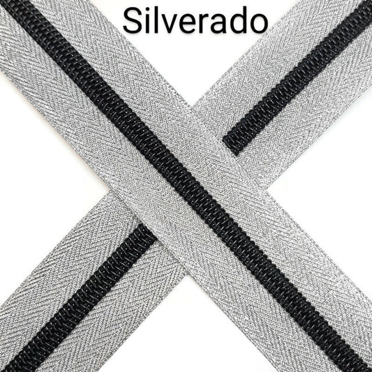 #3 Zipper - Silverado - by the meter Atelier Fiber Arts