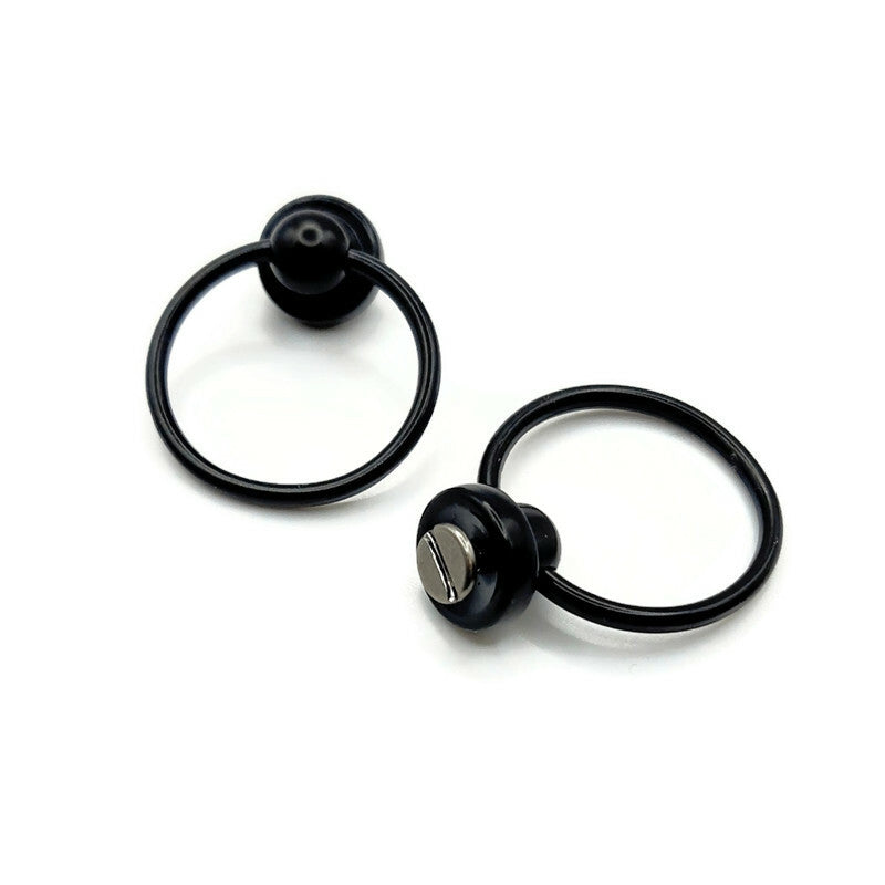 Large Dome Ring Stud Strap Connector, pack of 2 Atelier Fiber Arts