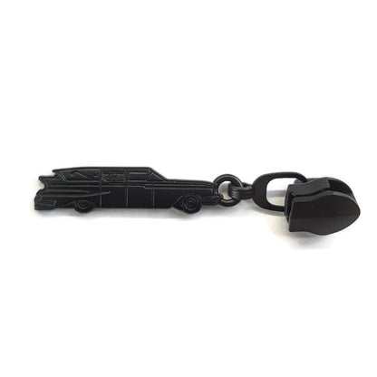 #5 Hearse Nylon Zipper Pulls Matte Black - 3pcs - LAST CHANCE Atelier Fiber Arts