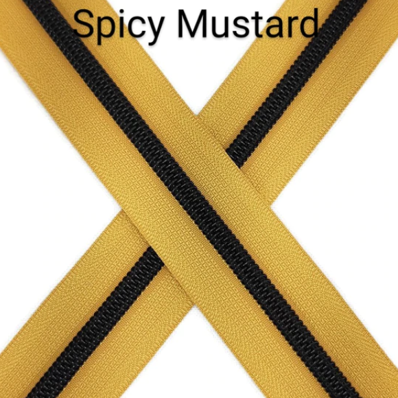 #5 Zipper - Spicy Mustard - by the meter Default Title Atelier Fiber Arts